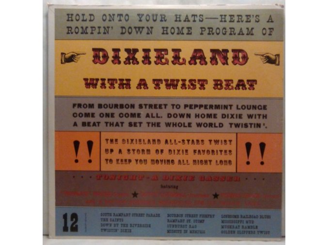 LP The Dixie All-Stars ‎– Dixieland With A Twist Beat, 1962