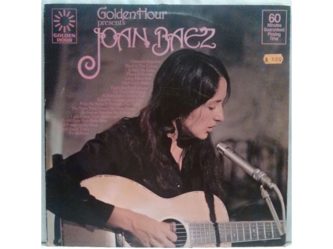 LP Joan Baez - Golden Hour Presents Joan Baez, 1976