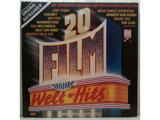 2LP Various ‎– 20 Film Welthits, 1986
