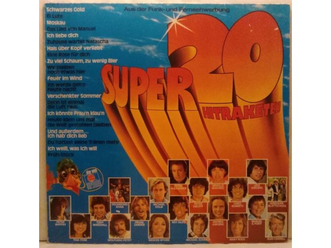 LP Various ‎– Super 20 - Hitraketen, 1979