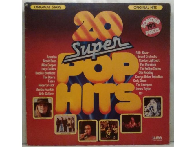 LP Various ‎– 20 Super Pop Hits, 1974