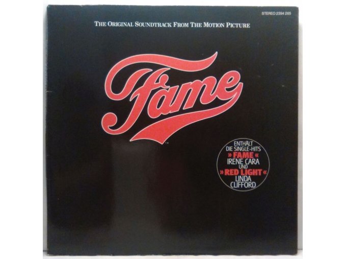 LP Various ‎– Fame - Original Soundtrack From The Motion Picture. 1980