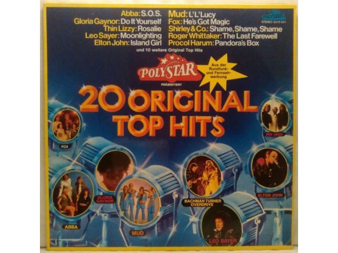 LP Various ‎– 20 Original Top Hits, 1975