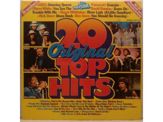 LP Various ‎– 20 Original Top Hits, 1976