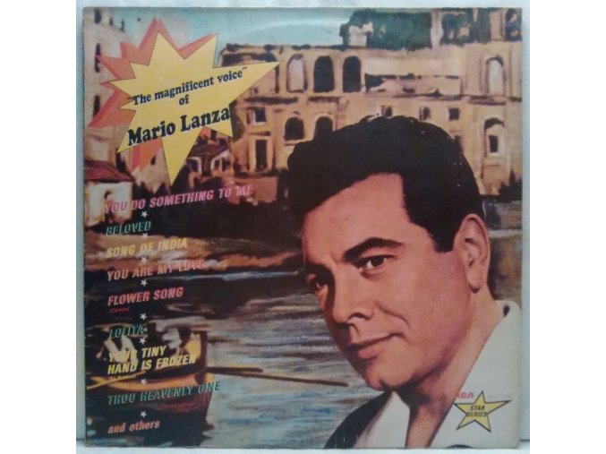 LP  Mario Lanza ‎– The Magnificent Voice Of Mario Lanza