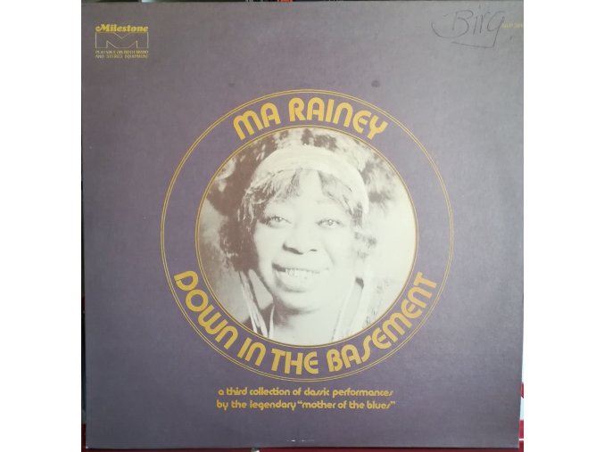 LP Ma Rainey - Down In The Basement (A Third Collection Of Classic Performances By The Legendary Mother Of The Blues] 1971