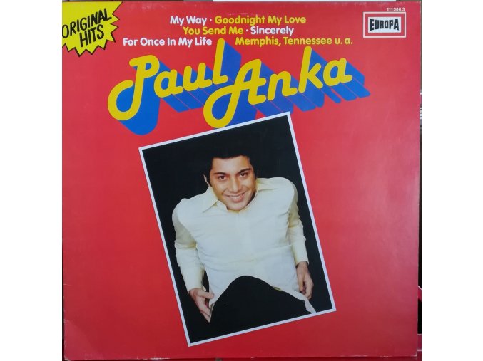 LP Paul Anka - Original Hits