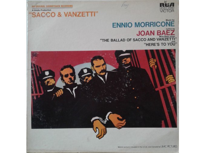 LP Ennio Morricone - Sacco & Vanzetti (Original Soundtrack) 1972