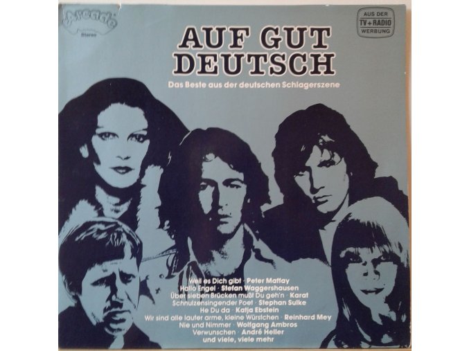 LP Various - Auf Gut Deutsch - Das Beste Aus Der Deutschen Schlagerszene, 1981