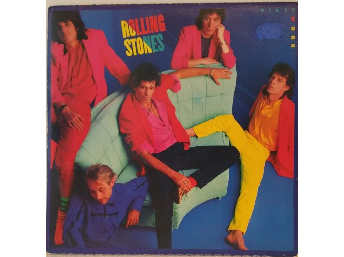 LP Rolling Stones - Dirty Work, 1986