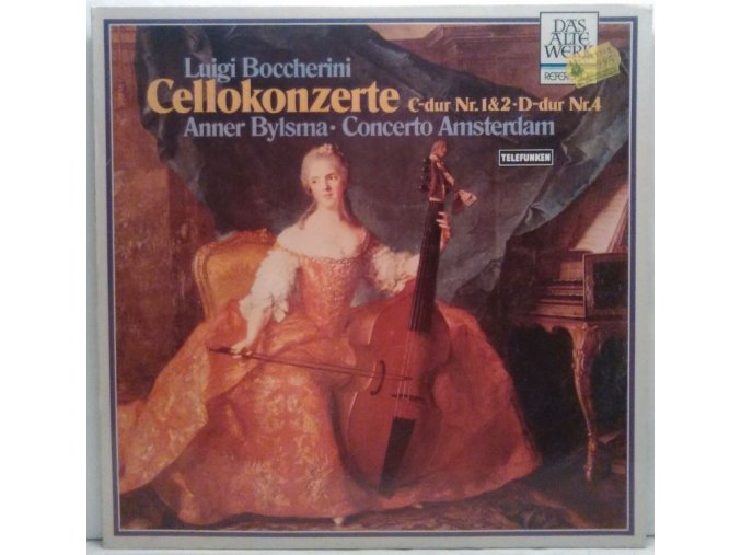 LP Luigi Boccherini, Anner Bylsma - Cellokonzerte C-dur Nr. 1&2 - D-dur Nr. 4, 1981