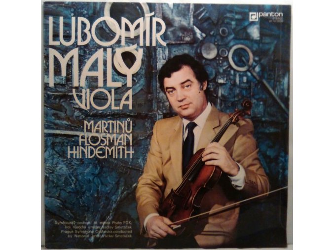 LP Lubomír Malý, Viola - Martinů, Flosman, Hindemith, 1979