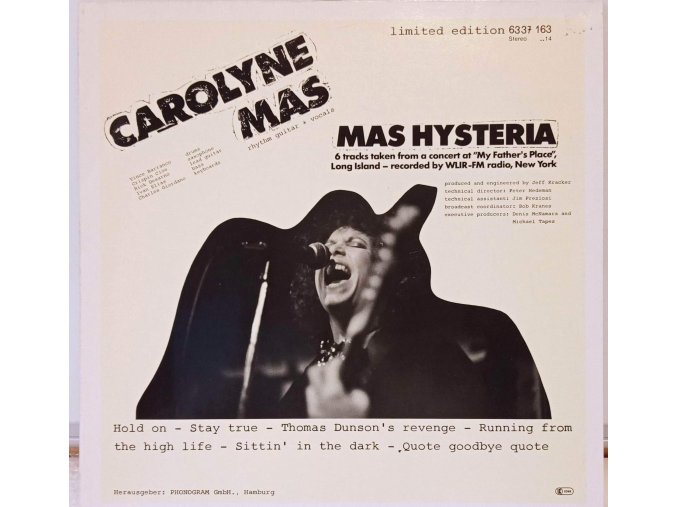 LP Carolyne Mas - Mas Hysteria