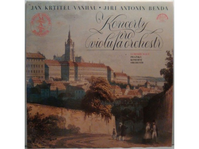 LP Jan Baptist Vaňhal, Jiří Antonín Benda - Koncerty Pro Violu A Orchestr, 1979