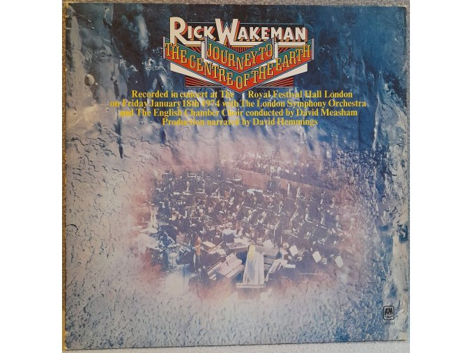 LP Rick Wakeman (Yes) With The London Symphony Orchestra And The English Chamber Choir - Journey To The Centre Of The Earth, 1974