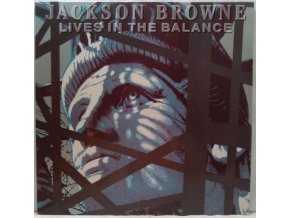 LP Jackson Browne - Lives In The Balance, 1986