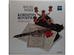 LP Wolfgang Amadeus Mozart, Carl Maria von Weber, Dieter Klöcker, Consortium Classicum - Klarinetten Quintette, 1965