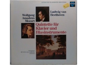 LP Ludwig van Beethoven, Wolfgang Amadeus Mozart, Complesso Musica Da Camera di Roma - Quintette Für Klavier Und Blasinstrumente, 1978