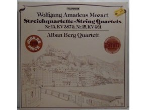 LP Wolfgang Amadeus Mozart, Alban Berg Quartett - Streichquartette Nr. 14, KV 387 & Nr. 15, KV 421, 1977