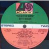 LP Bette Midler ‎– The Best Of Bette, 1978