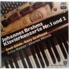2LP Johannes Brahms : Emil Gilels, Gary Graffman, Fritz Reiner, Charles Münch ‎– Klavierkonzerte Nr. 1 Und 2