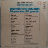 2LP Various ‎– The Music Company Greatest Hits Country And Western, 1971