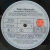 LP Peter Alexander ‎– Das Goldene Schlageralbum, 1979