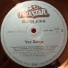 LP Elton John - Your Songs, 1982