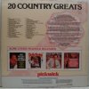 LP Various ‎– 20 Country Greats, 1974