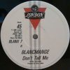 Blancmange ‎– Don't Tell Me, 1984