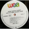 LP Heinz Rudolf Kunze ‎– Dein Ist Mein Ganzes Herz, 1985