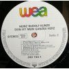 LP Heinz Rudolf Kunze ‎– Dein Ist Mein Ganzes Herz, 1985