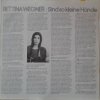 LP Bettina Wegner ‎– Sind So Kleine Hände, 1979