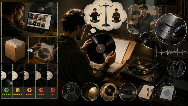 Grading vinylu: Co znamená VG+, NM, M a proč na tom záleží při každém nákupu
