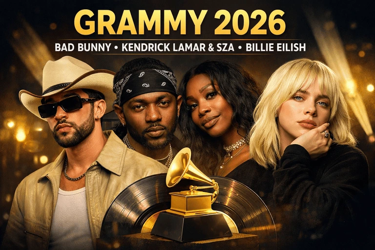 Grammy 2026: Bad Bunny, Kendrick Lamar a Billie Eilish zapisují historii