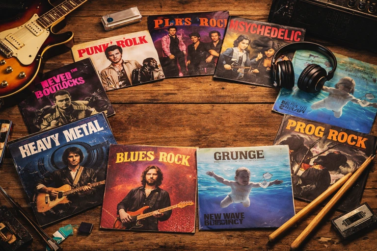 Které rockové žánry ovlivnily dnešní hudbu?