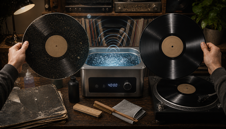 Ultrasonické čištění vinylu: Jak funguje, co dokáže a pro koho má smysl