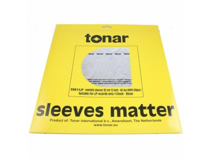 Tonar Nostatic Vinyl Record Inner Sleeves (50 kusů)