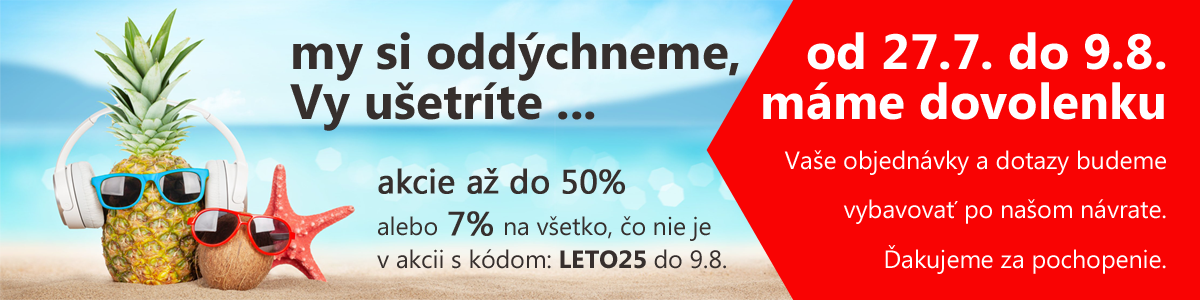 Dovolenková akcia 2025