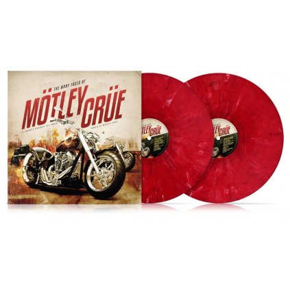 VINYLO.SK | Motley Crue =Rôzni Interpreti= ♫ Many Faces Of Motley Crue / Red Marbled Vinyl / HQ [2LP] vinyl 7798093712520