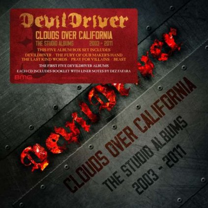 VINYLO.SK | Devildriver ♫ Clouds Over California: The Studio Albums 2003 – 2011 / BOX SET [5CD] 4050538792355
