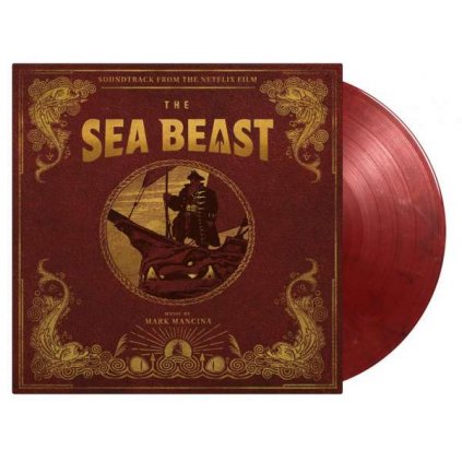 VINYLO.SK | OST ♫ Sea Beast / Mark Mancina / Limited Edition of 750 copies / Red, White & Black Marbled Vinyl [LP] vinyl 8719262026520
