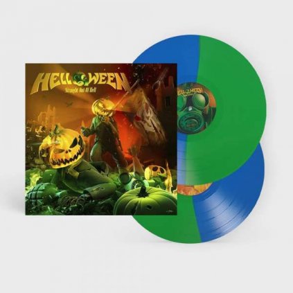 VINYLO.SK | Helloween ♫ Straight Out Of Hell / Limited Edition / Green - Blue Vinyl [2LP] vinyl 0727361553883