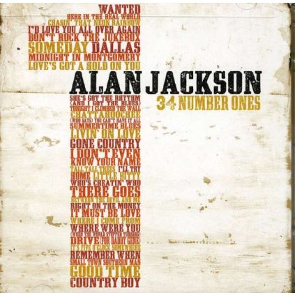 VINYLO.SK | JACKSON, ALAN - 34 NUMBER ONES [2CD]
