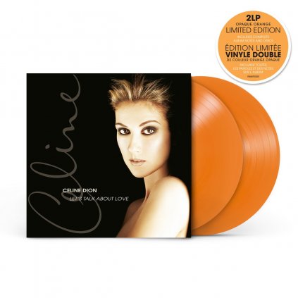 VINYLO.SK | Dion Celine ♫ Let's Talk About Love / 25th Anniversary Limited Edition / Orange Vinyl [2LP] vinyl 0196587032517