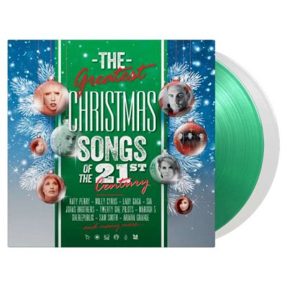 VINYLO.SK | Rôzni interpreti ♫ Greatest Christmas Songs Of 21st Century / Limited Numbered Edition of 3000 copies / Green & White Vinyl [2LP] vinyl 0600753944899