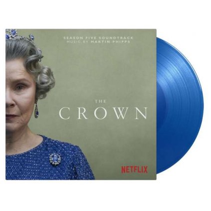 VINYLO.SK | OST ♫ Crown Season 5 / Martin Phipps / Deluxe Limited Numbered Edition of 750 copies / Blue Vinyl / Audiophile [LP] vinyl 8719262028197