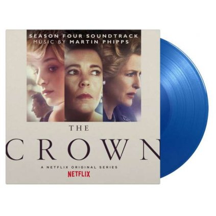 VINYLO.SK | OST ♫ Crown Season 4 / Martin Phipps / Deluxe Limited Numbered Edition of 750 copies / Blue Vinyl / Audiophile [LP] vinyl 8719262028043