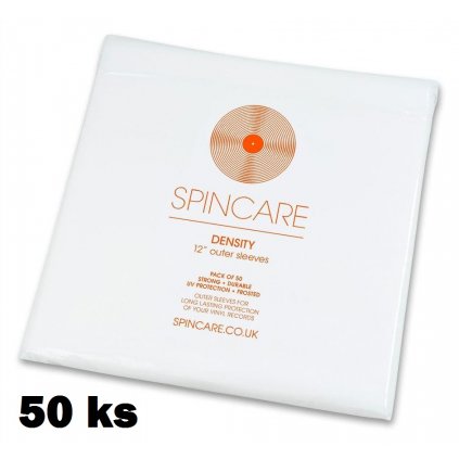 VINYLO.SK | SPINCARE DENSITY 12 Inch 400g PE Outer Sleeves  - vonkajšie obaly na LP 50ks 8432541008092