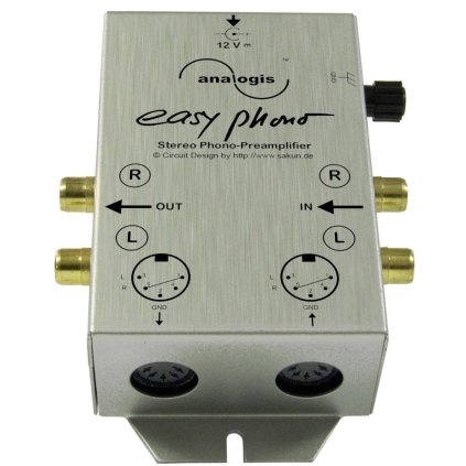 VINYLO.SK | Phono Predzosilňovač Analogis Easy Phono - gamofónový MM predzosilňovač 4250013760309
